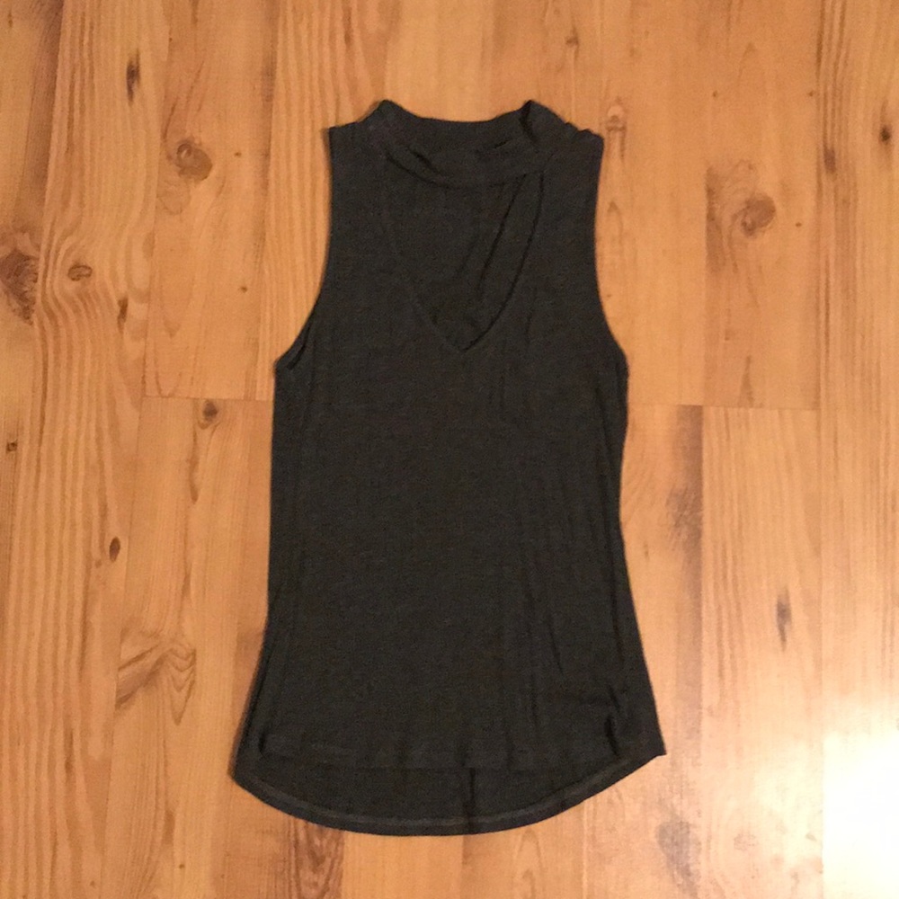 Tank top with chest cut out